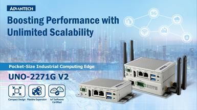 Advantech Launches UNO-2271G V2 Industrial Edge IoT Gateway for Smart Factory Applications